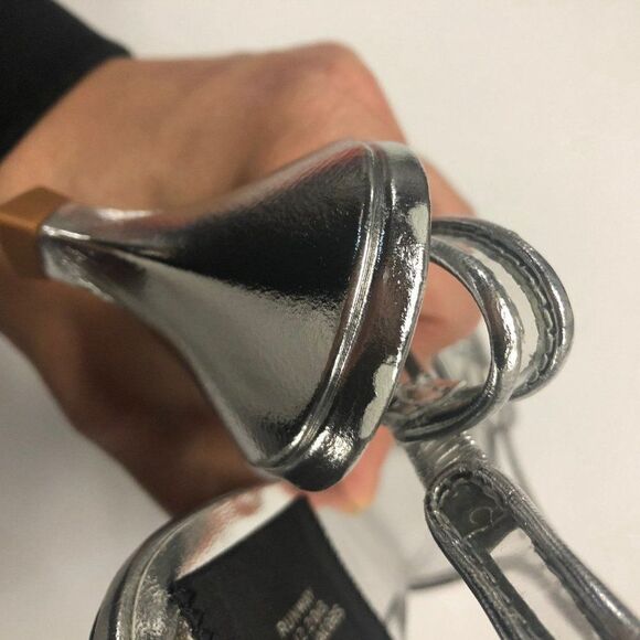 MARC JACOBS Women's Slingback Kitten-heel Pumps In Clear Size 38 - Picture 10 of 12